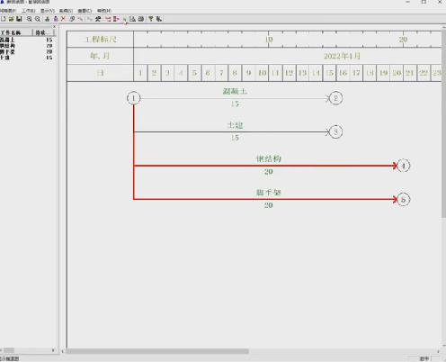 新軟件：施工橫道圖、網(wǎng)絡(luò)圖編制，可新建工程項(xiàng)目時長，一目了然