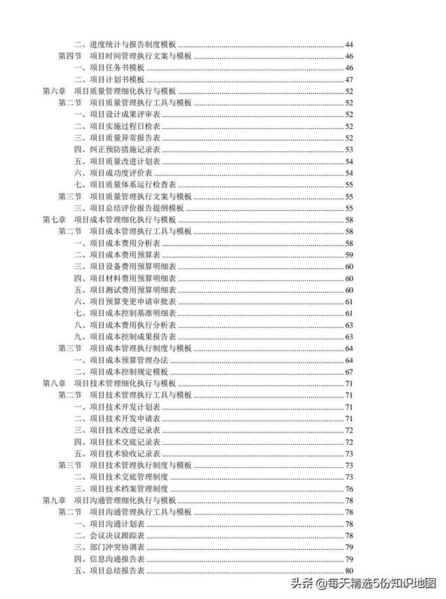 項(xiàng)目管理工作實(shí)用工具箱-表單模板「140頁」（項(xiàng)目管理工具表格）