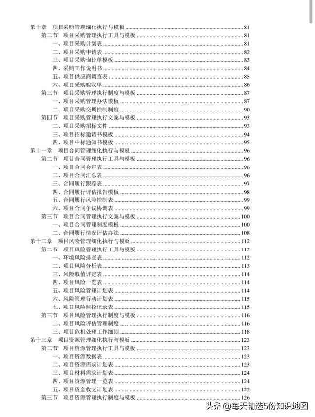 項(xiàng)目管理工作實(shí)用工具箱-表單模板「140頁」（項(xiàng)目管理工具表格）