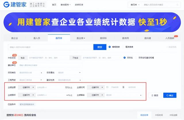 精細(xì)化查詢建筑業(yè)績，這個平臺趕緊用起來（建筑行業(yè)大數(shù)據(jù)綜合查詢平臺）