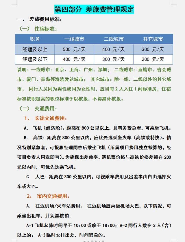 公司財務管理規(guī)章制度，內容全面流程詳細，可參考套用（企業(yè)財務規(guī)章制度及流程）