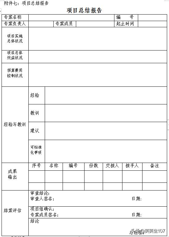 整套專案管理辦法（制度、流程、表格）（專案管理制度內(nèi)容）