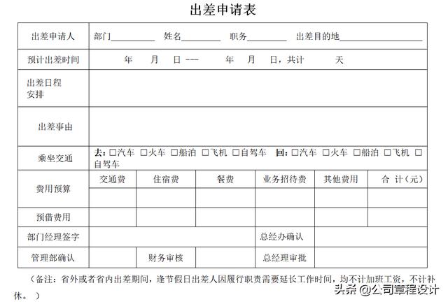 出差管理制度（含參展、辦事處、駐外機構(gòu)費用報銷標準）（外部人員差旅費最新報銷規(guī)定）