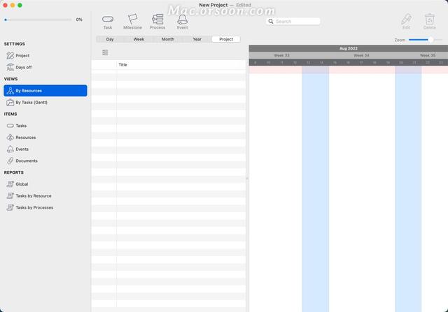 甘特圖管理項目工具：mcPlanner for Mac（甘特圖項目管理軟件）