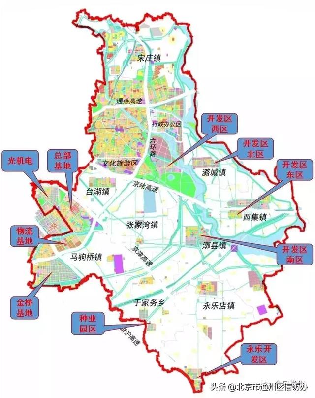 通州3大板塊將騰飛！已整合成3個(gè)管委會(huì)！這些地方最受益?。ㄍㄖ菽膫€(gè)板塊有潛力）