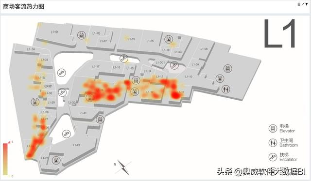 結(jié)合地圖做商場管理分析報表，BI工具做得怎樣？